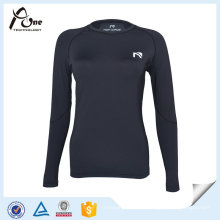 Camisas del gimnasio del servicio del OEM Desgaste femenino total del gimnasio